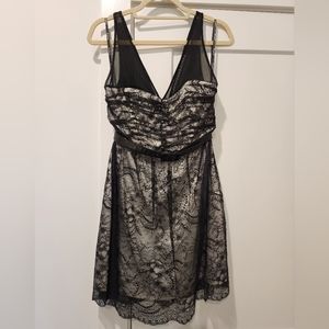 EUC bebe Lace Black Dress Size S